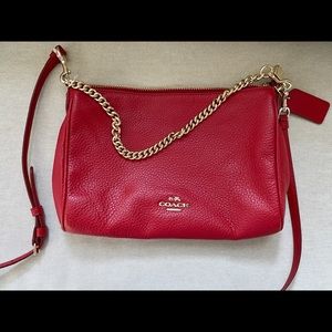 Coach shoulder bag, convertible to a handbag